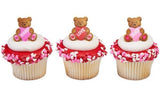 Valentine Bears Cupcake Rings