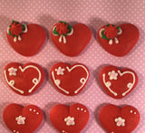 Heart Icing Decos