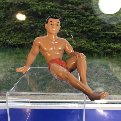 Sexy Brown Skin Guy in Speedo