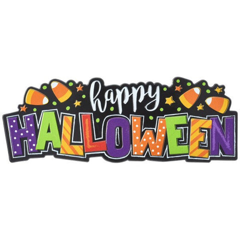 Happy Halloween Cake Sign