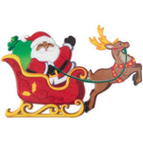 African American Santa Sleigh