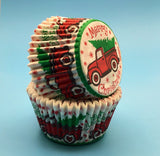 Red Christmas Truck Liners