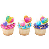 Rainbow Color Prism Hearts