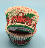 Red Christmas Truck Liners