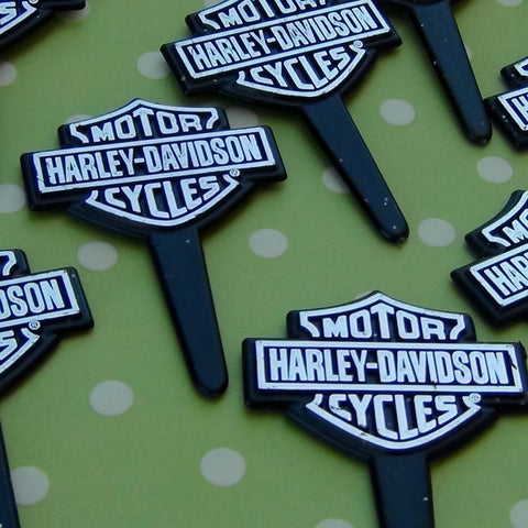 Harley-Davidson Cupcake Picks