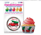 Red Christmas Truck Liners