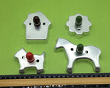Wooden Handle Cutters Set #5