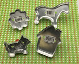 Wooden Handle Cutters Set #5
