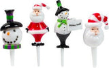 Christmas Santa Snowman Full Figure Toppers