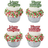 Christmas Cupcake Toppers