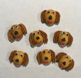 Puppy Face Icing Toppers (12)