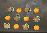 Thanksgiving (12)Assorted Turkeys and Pumpkins