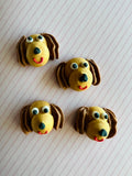 Puppy Face Icing Toppers (12)