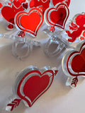 Valentines Day Cupid Heart Rings