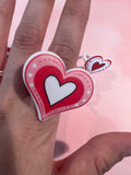 Valentine’s Day Heart Rings