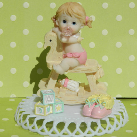 Baby Girl Shower Cake Topper – Christy Marie's