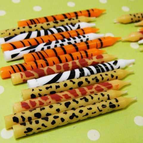 Animal Print Candles