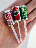 Soda Can Cupcake Toppers