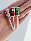 Soda Can Cupcake Toppers