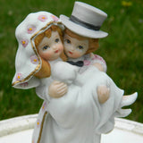 Vintage Christopher Collection Bride and Groom