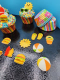 Beach Summer Cupcake Decorating Kit