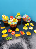 Beach Summer Cupcake Decorating Kit