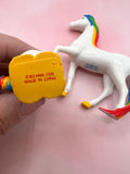 Rainbow Brite Figurine / Vintage Old New Stock Rainbow Brite & Starlite Horse / 80's VINTA