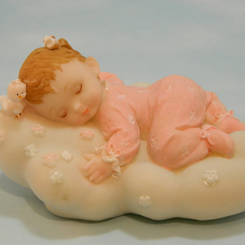 Baby Girl on Cloud Cake Topper