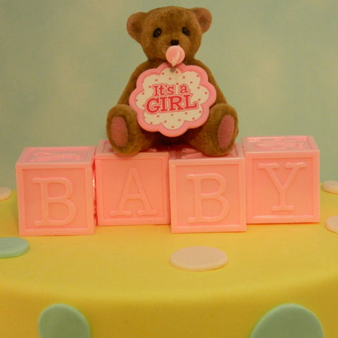 "It's A Girl" Bear Topper