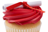 Cupcake Diplomas / Small Cupcake Size Diploma / Small Size Diploma with Red Ribbon