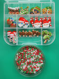 Christmas in July Edible Icing Deco Set with Case