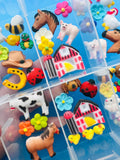 On the Farm Edible Icing Deco Set with Case