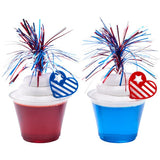 Mylar July 4th Tinsel Sprays