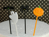 Halloween Picks 12 / Halloween Assortment / Halloween Cupcakes / Halloween Party / Halloween food picks (Pack of 12)