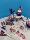 Celebrate America Cupcake Set / DIY Patriotic Treats Deco Kit / 4th of July Cupcake Decorating Kit /