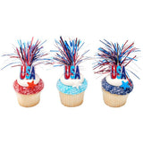 Mylar July 4th Tinsel Sprays