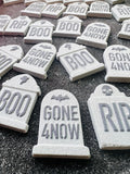 Tombstones Sugar Toppers
