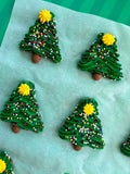 Christmas icing Trees(6)