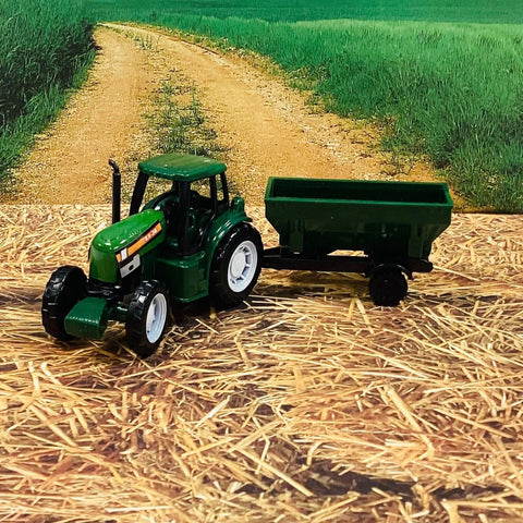 Green Tractor Cake Topper