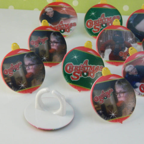 A Christmas Story Cupcake Rings