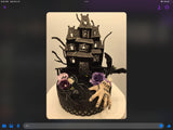 Wednesday Birthday Theme Cake Top
