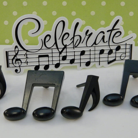 Celebrate Music Cake Topper