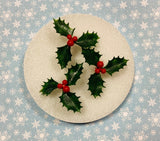 Holly Clusters Retro Mid Century Christmas Craft