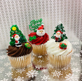 Christmas icing Trees(6)