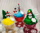 Christmas icing Trees(6)