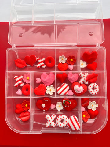 Valentines Day Edible Sugar Piece Set