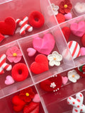 Valentines Day Edible Sugar Piece Set