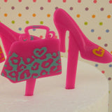 Fashion High Heel Shoe & Purse Cupcake Picks
