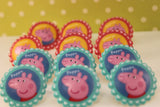 Peppa the Pig Cupcake Toppers