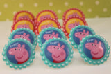 Peppa the Pig Cupcake Toppers